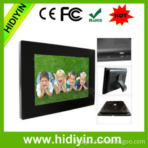 12.1inch metal photo frame plastic motion sensor